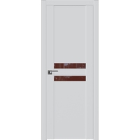 Межкомнатная дверь ProfilDoors 2.03U L 60x200 (аляска, стекло коричневый лак)