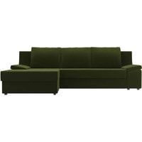 Угловой диван Лига диванов Челси 105338 (левый, зеленый)
