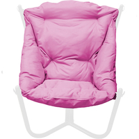 Кресло M-Group Чил 12360308 (серый/розовая подушка)