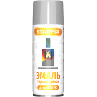 Эмаль Starfix термостойкая SM-39874-1 0.52 л (серебристый)