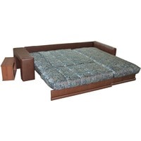Угловой диван Мебель Холдинг Максимус 616 (коричневый/бирюзовый)