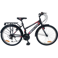 Велосипед Nasaland 4001M 24 р.15 2021 (черный/красный)