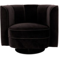 Интерьерное кресло Dutchbone FLower (черный) в Гродно