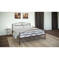Кровать ИП Князев Морена 140x190 (коричневый)