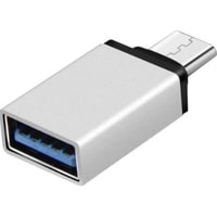 Адаптер USBTOP OTG USB3.1 Type-C – USB3.0 (серебристый)