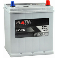 Автомобильный аккумулятор Platin Asia Silver R+ (42 А·ч)