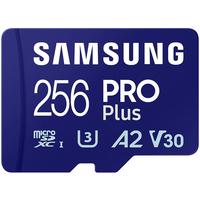 Карта памяти Samsung PRO Plus microSDXC 256GB MB-MD256SA/EU (с адаптером)