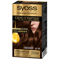 Крем-краска для волос Syoss Oleo Intense 4-18 шоколадный каштановый