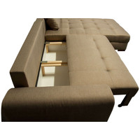 Угловой диван Домовой Evento (угловой, ППУ, solid CH003)