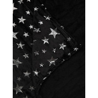 Плед Tex Republic Shick Звезды лазер Евро 93435 (серебристый/черный)