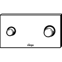 Панель смыва Viega Visign for Public 2 8327.1 (нерж. сталь) [672 058]