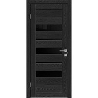 Межкомнатная дверь Triadoors Luxury 576 ПО 80x200 (anthracites/лакобель черный)