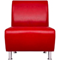 Интерьерное кресло Brioli Руди (экокожа, L19 красный)