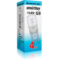 Светодиодная лампочка SmartBuy G9 Silicon 4 Вт 4000 К [SBL-G9 04-40K]