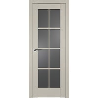 Межкомнатная дверь ProfilDoors 101U L 70x200 (шеллгрей/стекло графит)