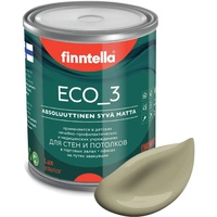 Краска Finntella Eco 3 Wash and Clean Wai F-08-1-1-LG156 0.9 л (серо-зеленый)