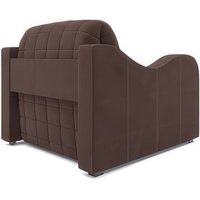 Кресло-кровать Мебель-АРС Барон №4 (велюр, молочный шоколад НВ-178 13)