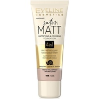 Тональный крем Eveline Cosmetics Satin Matt (106 Nude) 30 мл