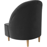 Интерьерное кресло Mebelico Амиса 306 110043 (велюр серый/кант черный)