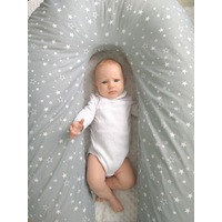 Подушка для беременных Martoo Mommy-U 340 (белые звезды на сером)