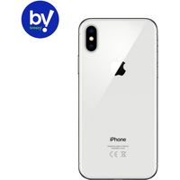 Смартфон Apple iPhone X 256GB Восстановленный by Breezy, грейд B (серебристый)