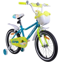 Детский велосипед AIST Wiki 20 (бирюзовый/салатовый, 2019)