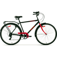 Велосипед AIST Broadway 2023 (черный/красный)