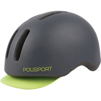 Cпортивный шлем Polisport Commuter Dark Grey matte/Fluo Yellow M