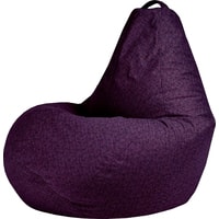 Кресло-мешок Мама рада! Elegant с двойным чехлом (рогожка, фиолент, XL, smart balls)