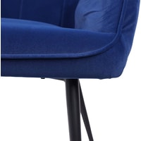 Интерьерное кресло AksHome Bogema 78238 (велюр, синий/черный)