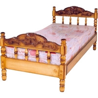 Кровать Муром-мебель Точенка Глория 120x200 (резьба 2, с основанием)
