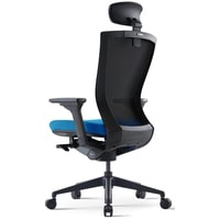 Кресло Bestuhl S10E120L (черная крестовина, черный/синий)
