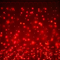 Световой дождь Luazon Занавес (2x6 м, красный) [1080291]