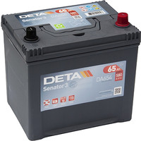Автомобильный аккумулятор DETA Senator3 DA654 (65 А·ч)