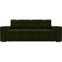 Диван Лига диванов Леос 29342 (микровельвет, зеленый)