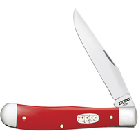 Складной нож Zippo Red Synthetic Smooth Trapper + Zippo 207