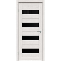 Межкомнатная дверь Triadoors Luxury 571 ПО 60x190 (лиственница белая/лакобель черный)