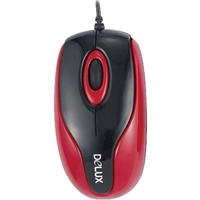 Мышь Delux DLM-363B (красный)