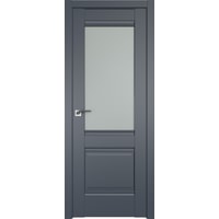 Межкомнатная дверь ProfilDoors Классика 2U L 70x200 (антрацит/стекло матовое)