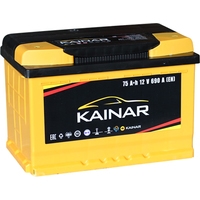 Автомобильный аккумулятор Kainar R (75 А·ч)