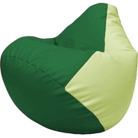 Кресло-мешок Flagman Груша Макси Г2.3-0104 (зелёный/светло-салатовый)