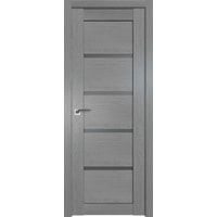 Межкомнатная дверь ProfilDoors 2.09XN L 80x200 (грувд серый, стекло графит)