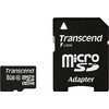 Карта памяти Transcend microSDHC (Class 10) 8GB + адаптер (TS8GUSDHC10)