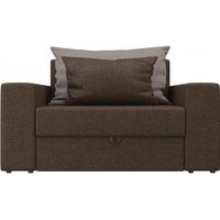 Кресло-кровать Mebelico Мэдисон 14 28892 (рогожка, коричневый/бежевый/коричневый)