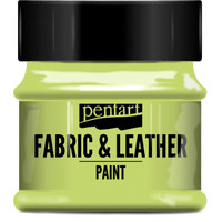 Краска для текстиля Pentart Fabric & Leather paint 50 мл (зеленый лайм)