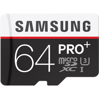 Карта памяти Samsung microSDXC Pro Plus UHS-1 U3 Class 10 64GB + адаптер (MB-MD64DA)