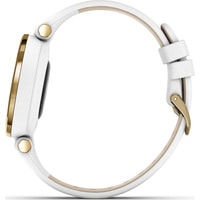 Умные часы Garmin Lily (светло-золотистый, белый/кожаный ремешок)