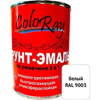 Грунт-эмаль ColoRay 3 в 1 белый (0.9 кг)