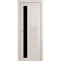 Межкомнатная дверь ProfilDoors 37X 70x200 (эшвайт мелинга/стекло триплекс черный)