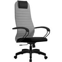 Кресло Metta SU-BP-10 PL (светло-серый/черный)
